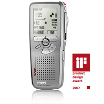 Philips 9600 Pocket Memo, professionelles digitales Diktierger�t f�r Dragon Naturally Speaking 10 Spracherkennung. Mit Ladestation.